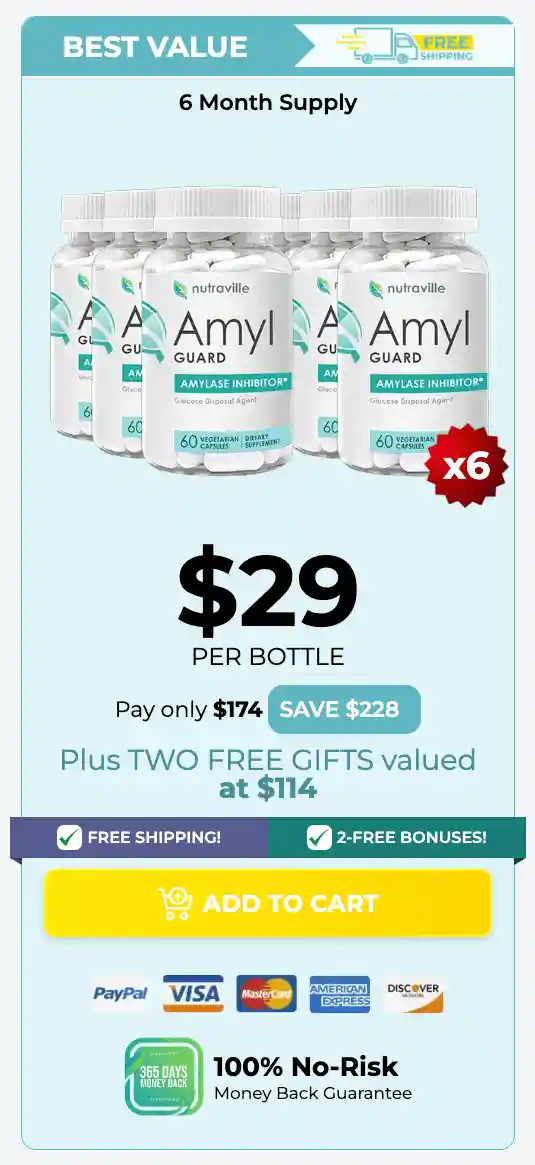 Amyl Guard 6 bottles